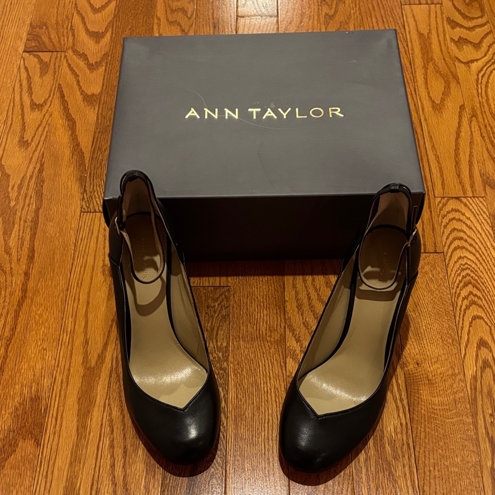 Ann Taylor Elegant Black Heels - New - Never Been Worn